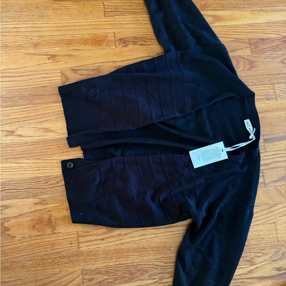 Grace Karin Classic Black Cardigan - Picture 2 of 2